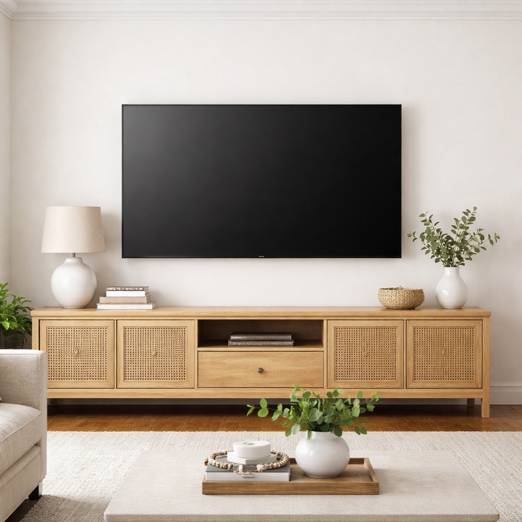 Technician troubleshooting and repairing TV installation and repair